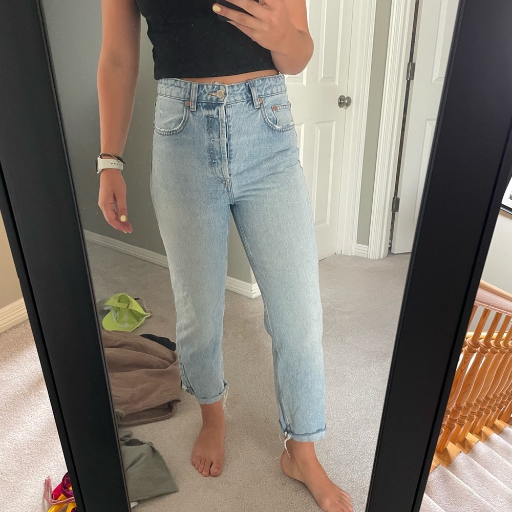 Zara straight fit jeans